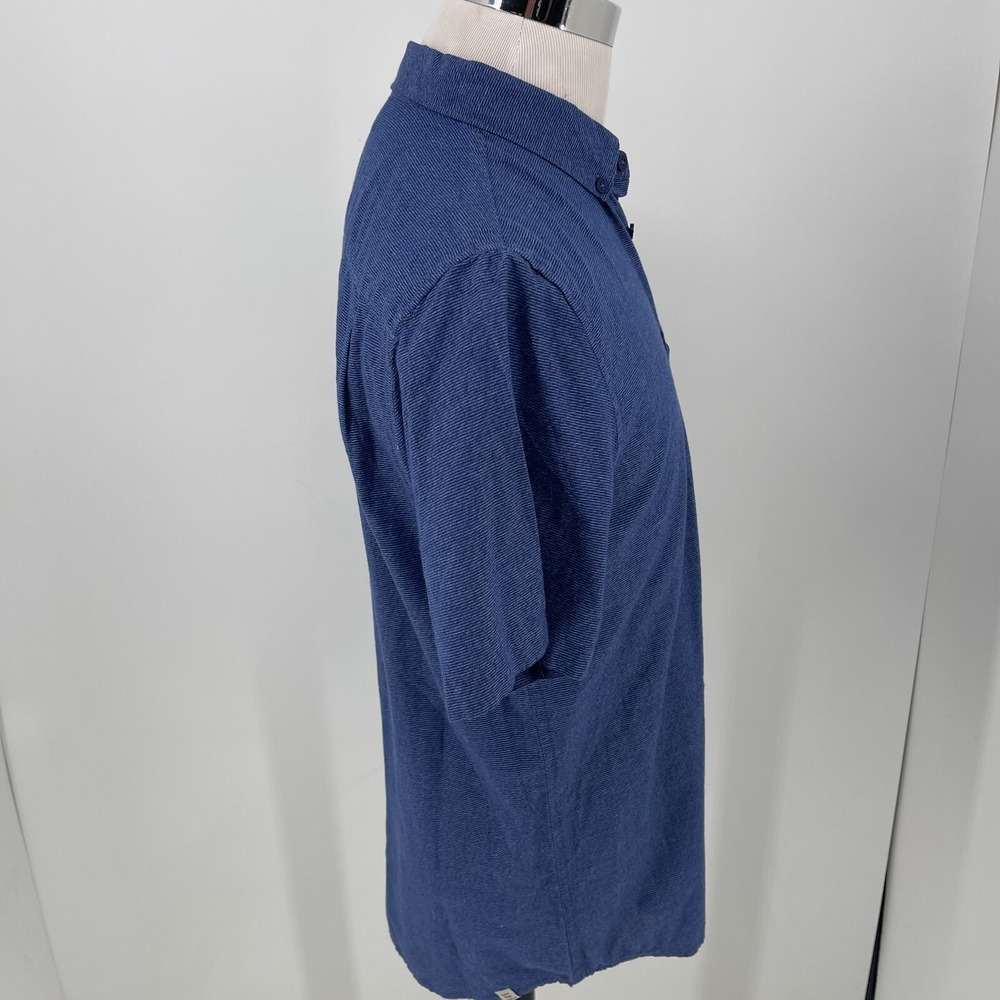 NEW Vans Off the Wall Shirt MENS Pipe Dream Wove Blueprint Casual Button Up M - Picture 3 of 16